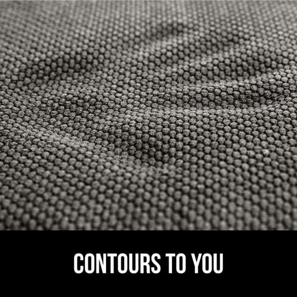 Gorilla Grip Memory Foam Chair Cushions Pads Microfiber Seat Set of 2 16x16 Gray - Picture 9 of 9